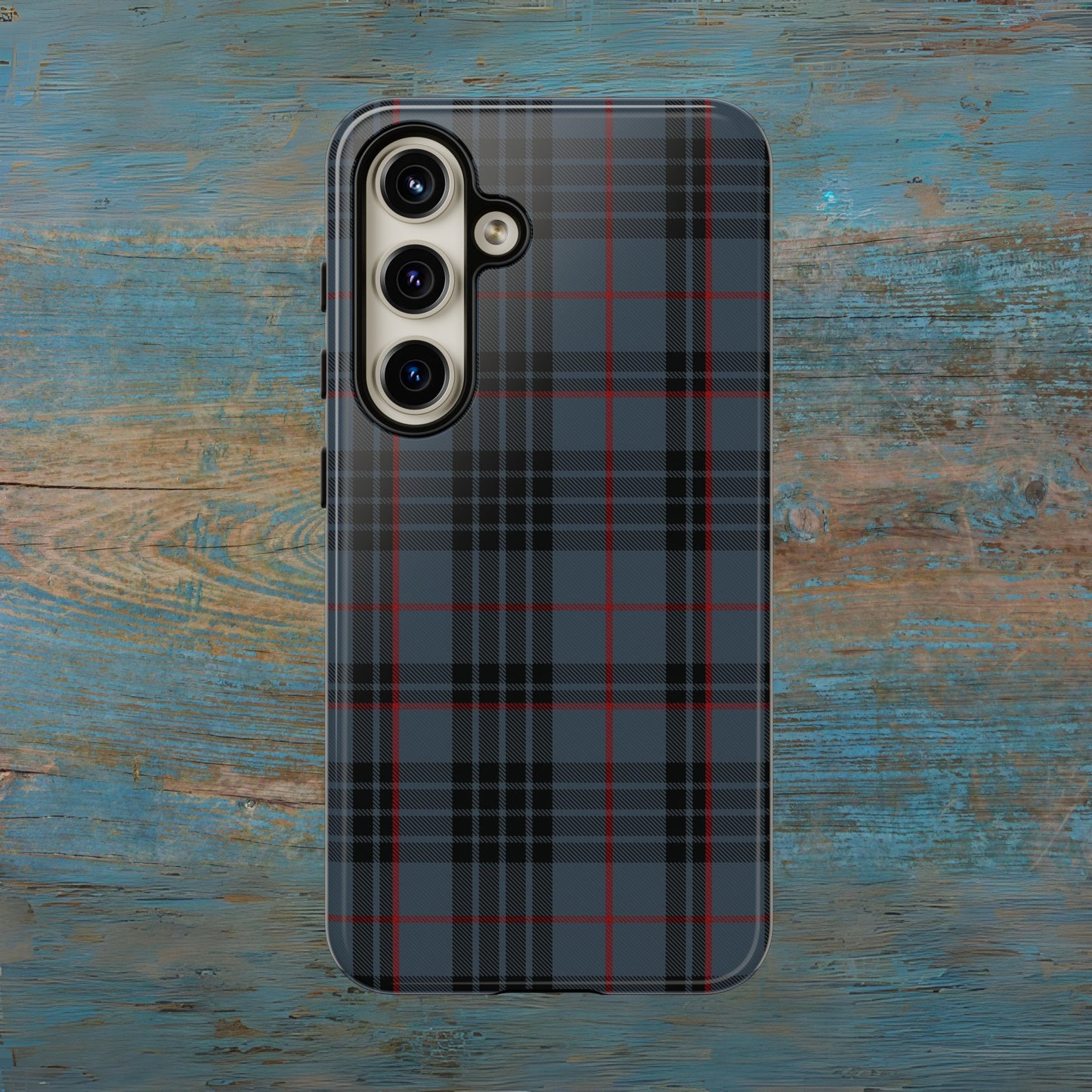 Étui de téléphone à motif tartan écossais - Mackay Blue, divers