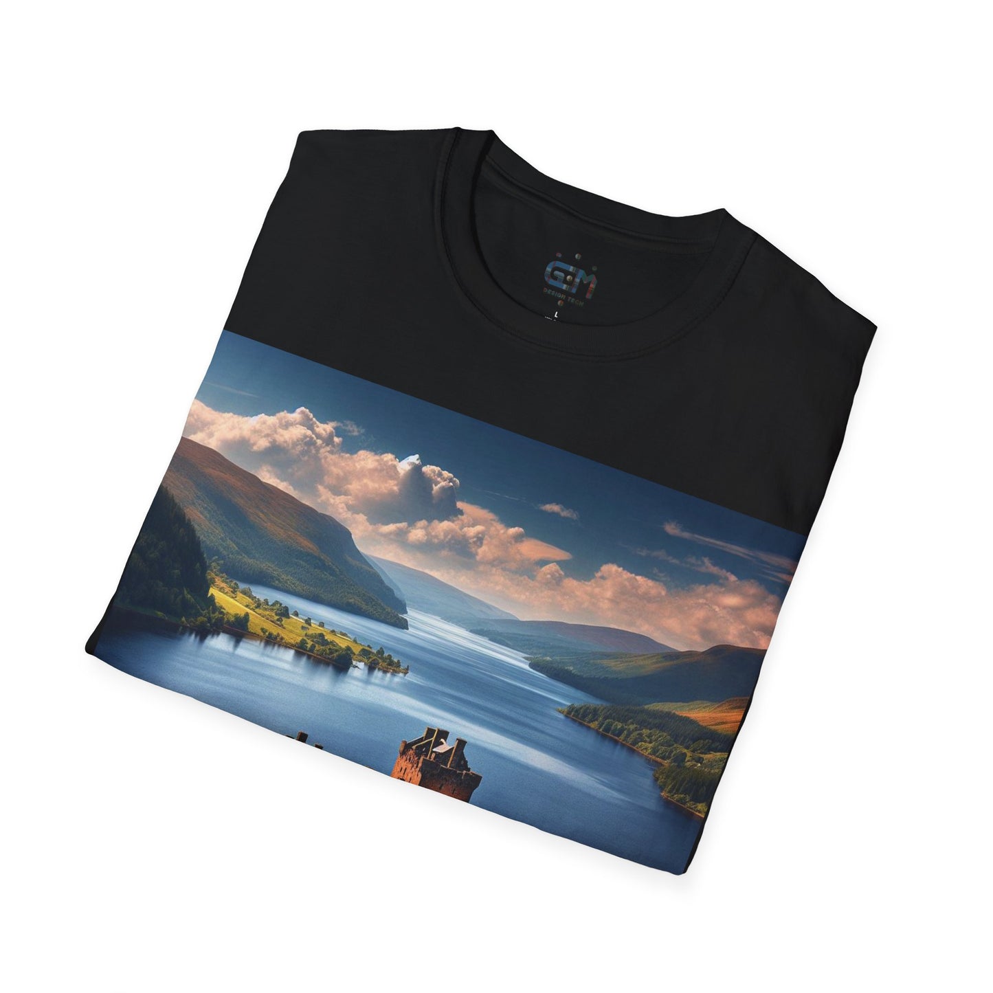 Urquhart Castle - Loch Ness Softstyle T-Shirt, Unisex Tee, Scottish Landmarks, Various Colours