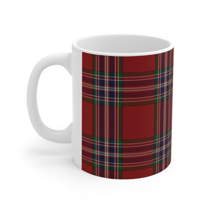 MacFarlane Red Tartan Mug, Scotland