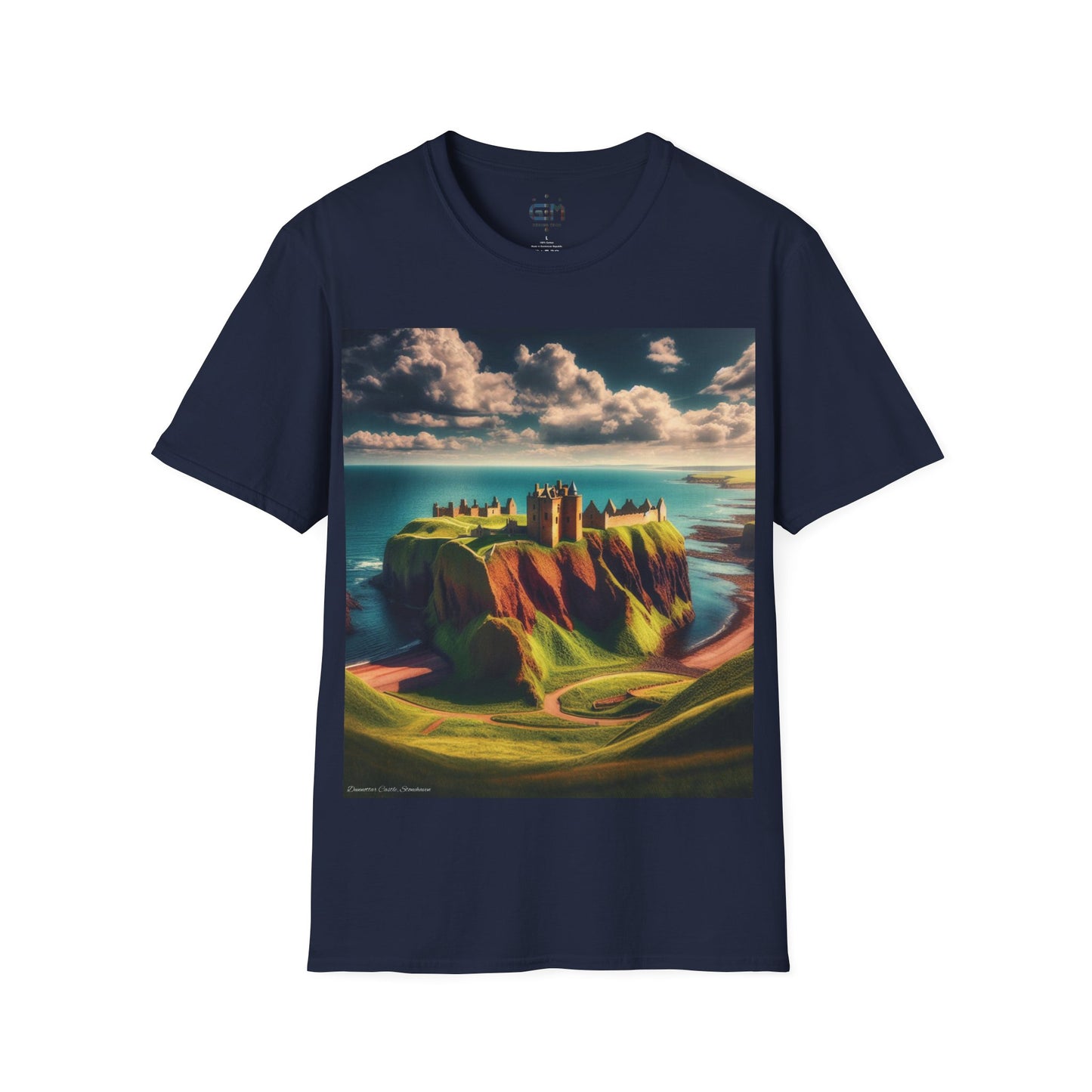 Dunnottar Castle - Stonehaven Softstyle T-Shirt, Unisex Tee, Scottish Landmarks, Various Colours