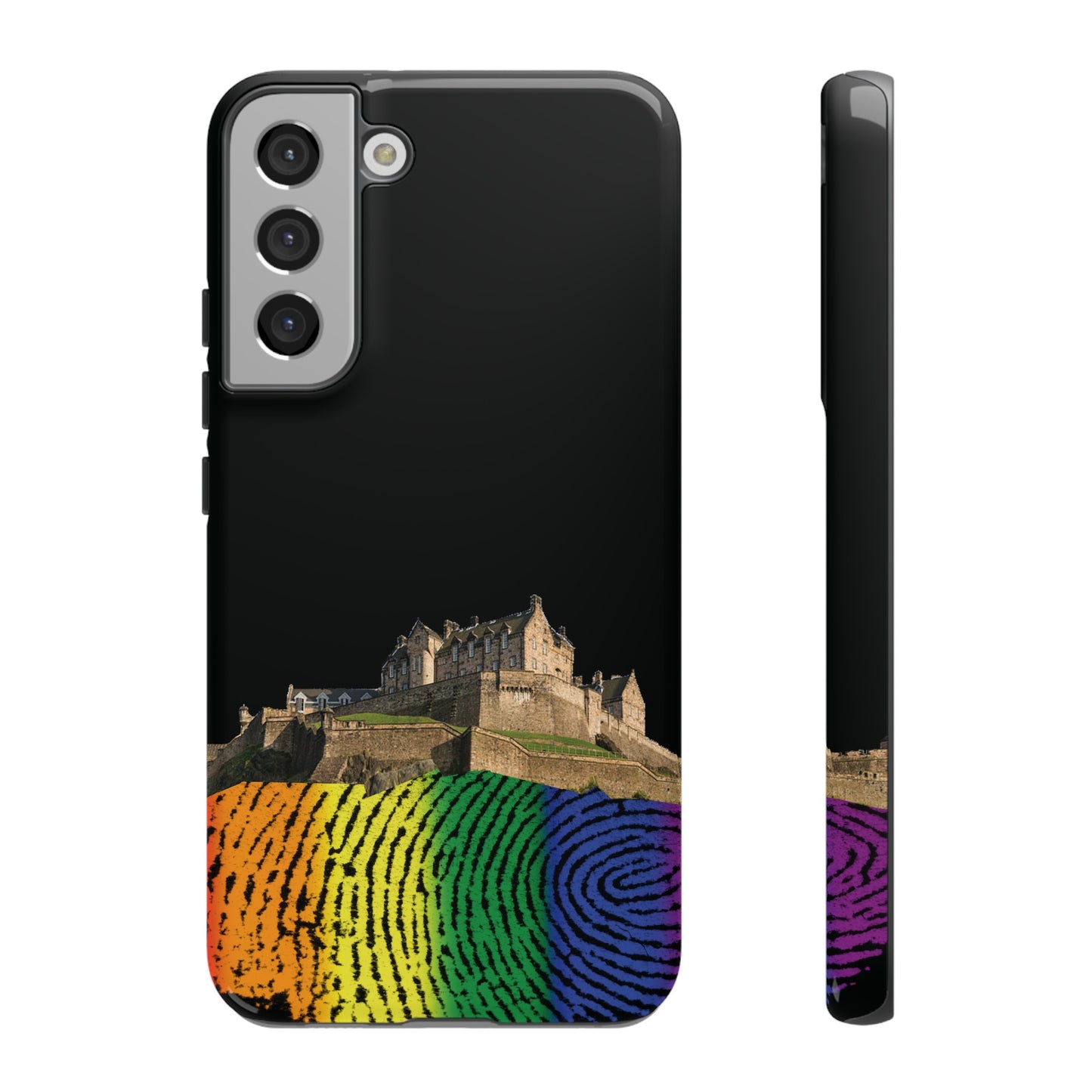 Edinburgh Castle Pride Rockface Phone Case - Fingerprint, Various