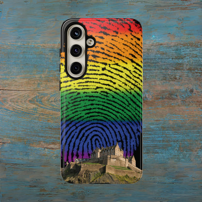 Edinburgh Castle Pride Phone Case - Fingerprint, Various