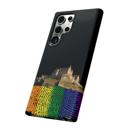 Edinburgh Castle Pride Rockface Phone Case - Fingerprint, Various