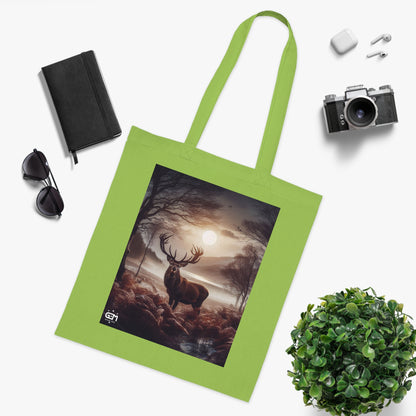 Scottish Nature Coloured Cotton Tote Bag