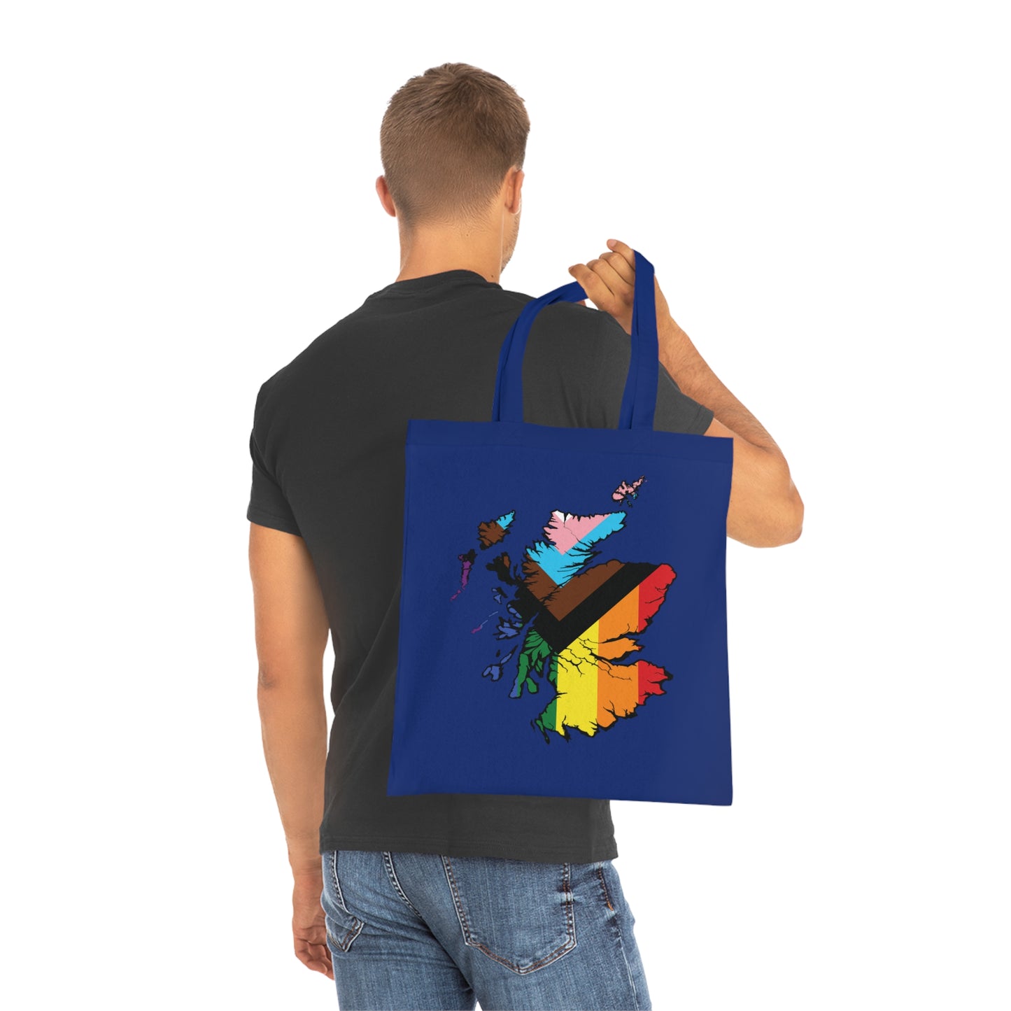 Scotland Pride Progress Map Cotton Tote Bag