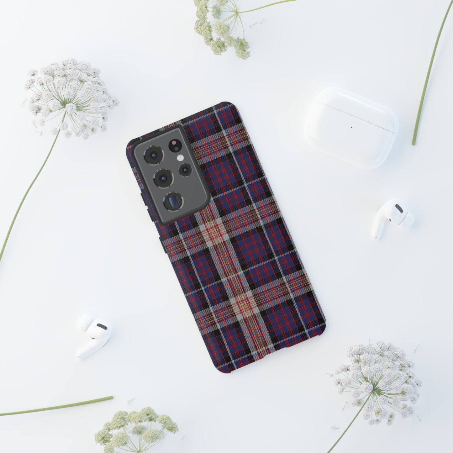 Coque de téléphone à motif tartan écossais - Carnegie, divers