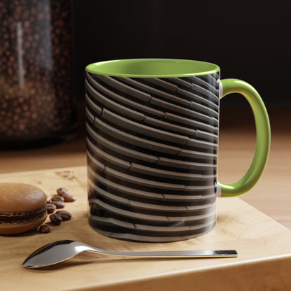 Tasses décoratives Écosse en gros plan - Scènes variées (vert clair)