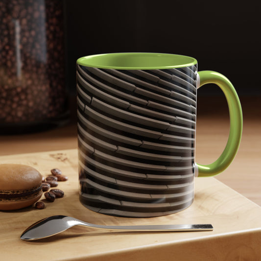 Tasses décoratives Écosse en gros plan - Scènes variées (vert clair)