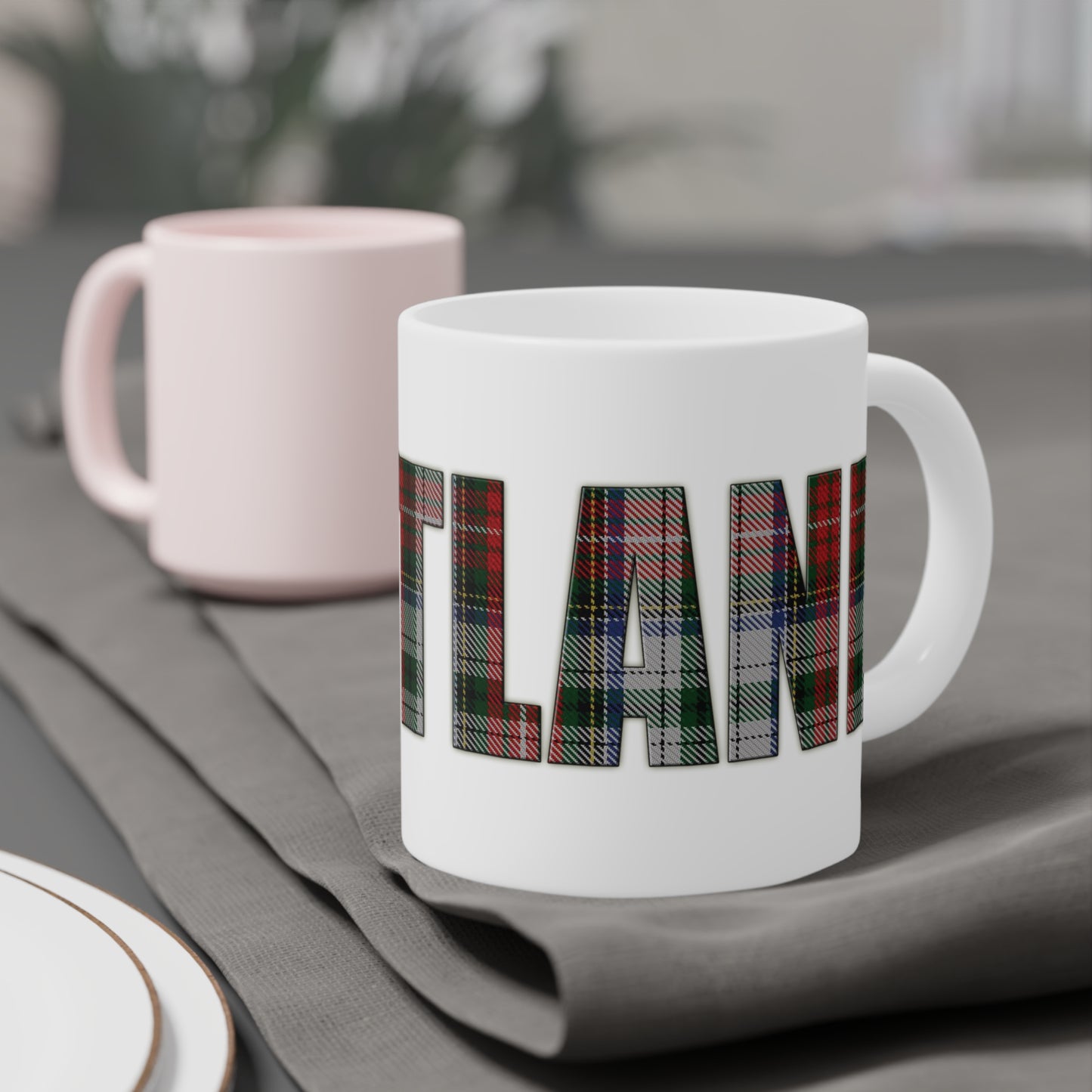 Tasse tartan écossaise - Stewart Tartan, différentes tailles 