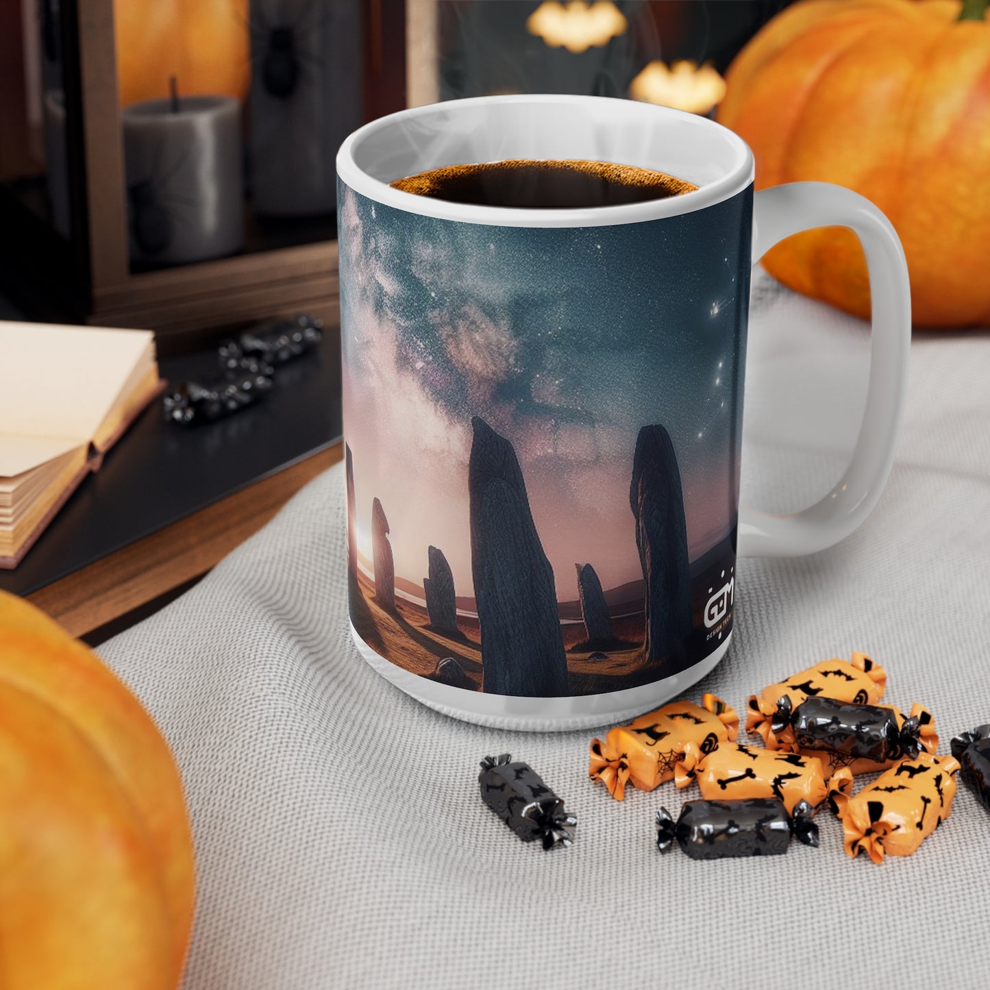 Callanish Standing Stones Mug - Isle of Lewis, Coffee Cup, Tea Cup, Scotland, White