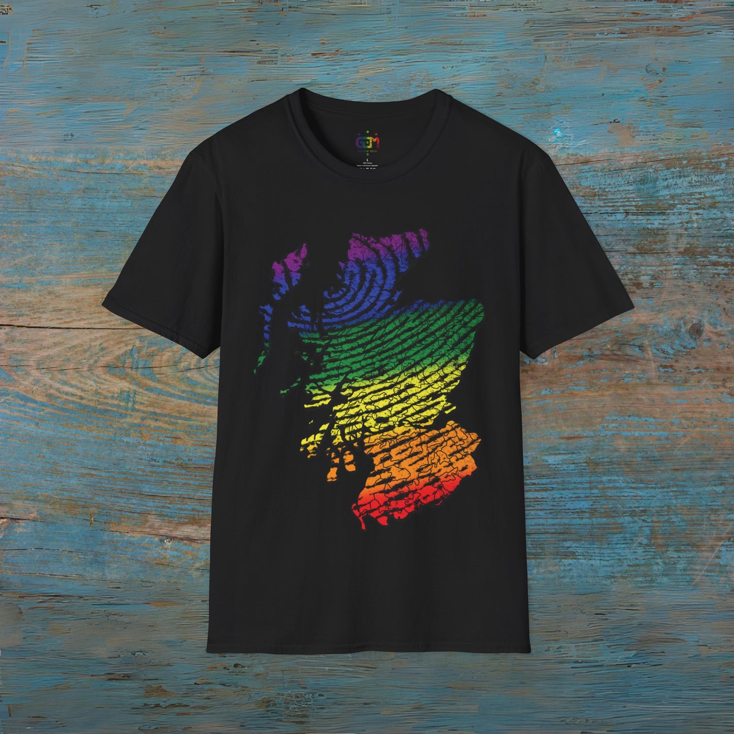 Scotland has PRiDE Fingerprint Clan Regions Map Unisex T-Shirt, Various Colours