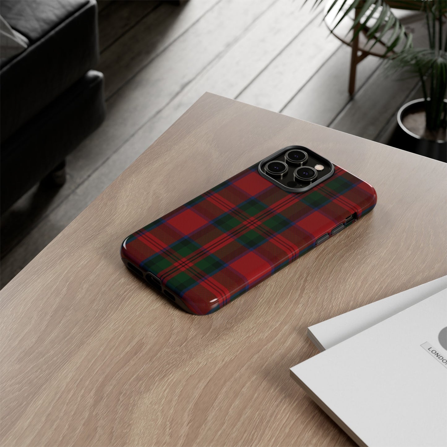 Étui de téléphone à motif tartan écossais - MacDuff, divers