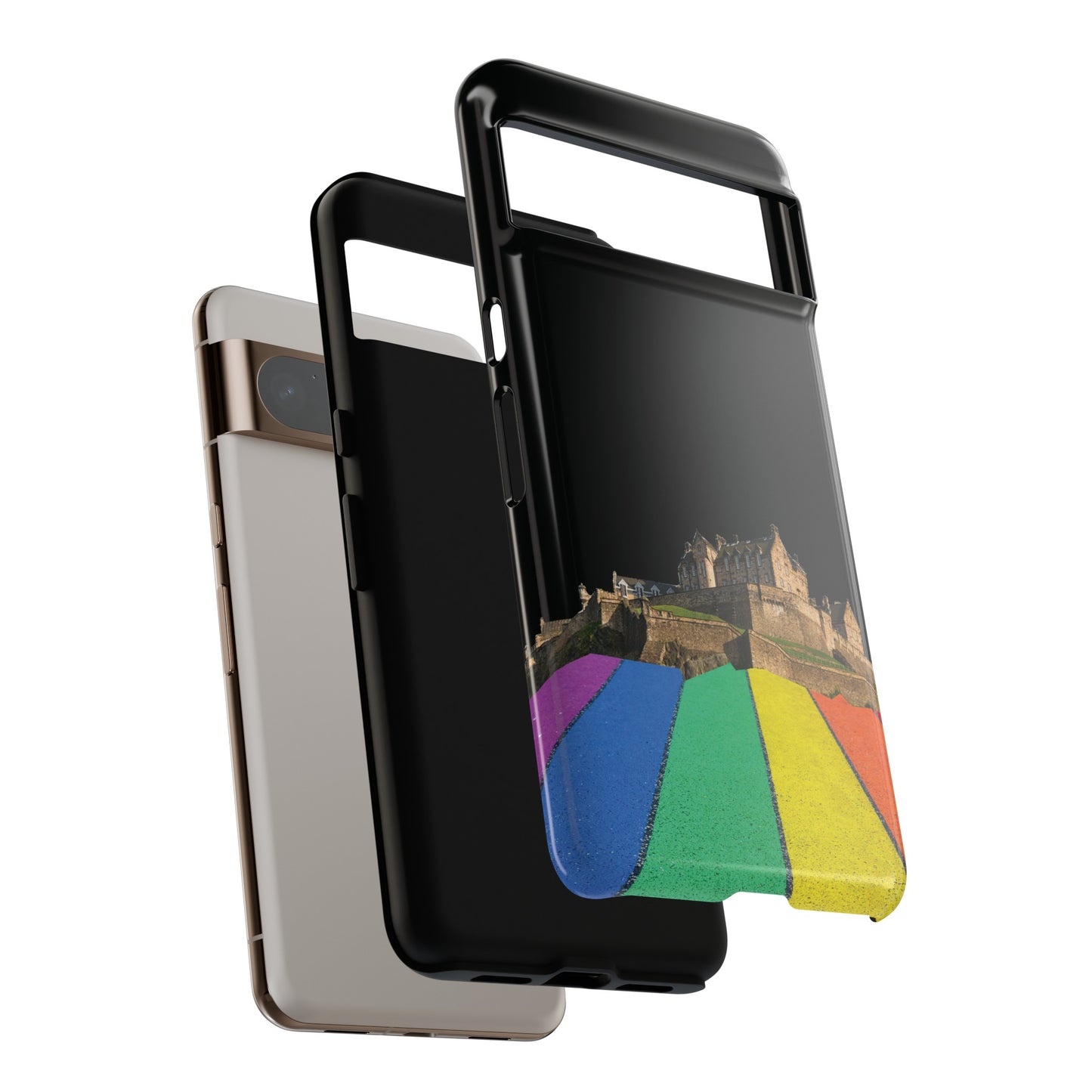 Edinburgh Castle Pride Rockface Phone Case - Road, Various