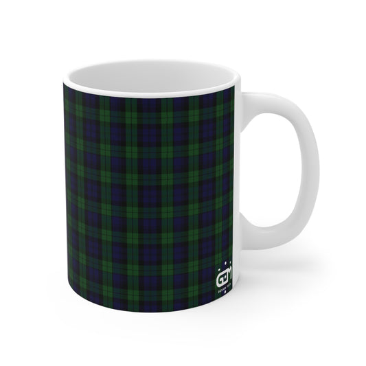 Tartan Mug - Black Watch Tartan, Écossais, Différentes Tailles 