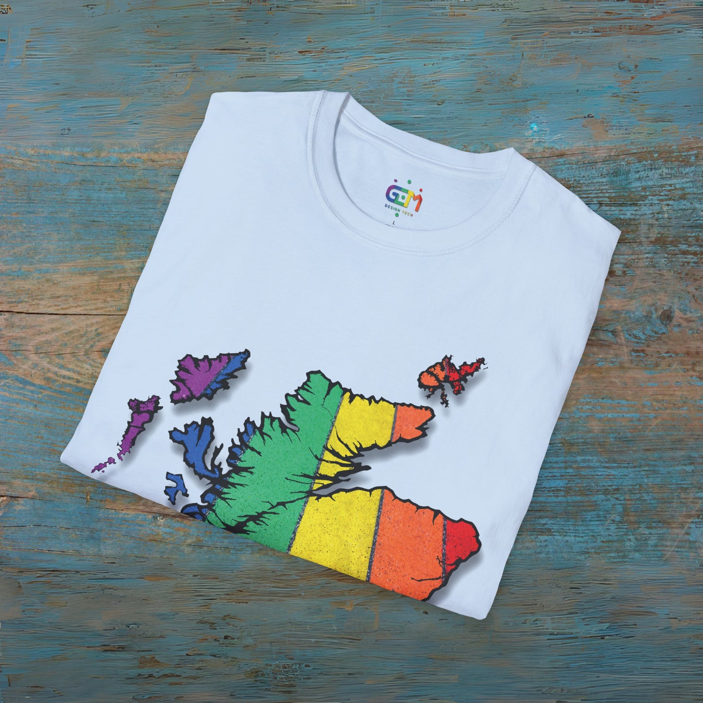 Pride Road Scotland Map Unisex T-Shirt, Various Colours