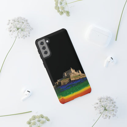 Edinburgh Castle Pride Rockface Phone Case - Rain, Various