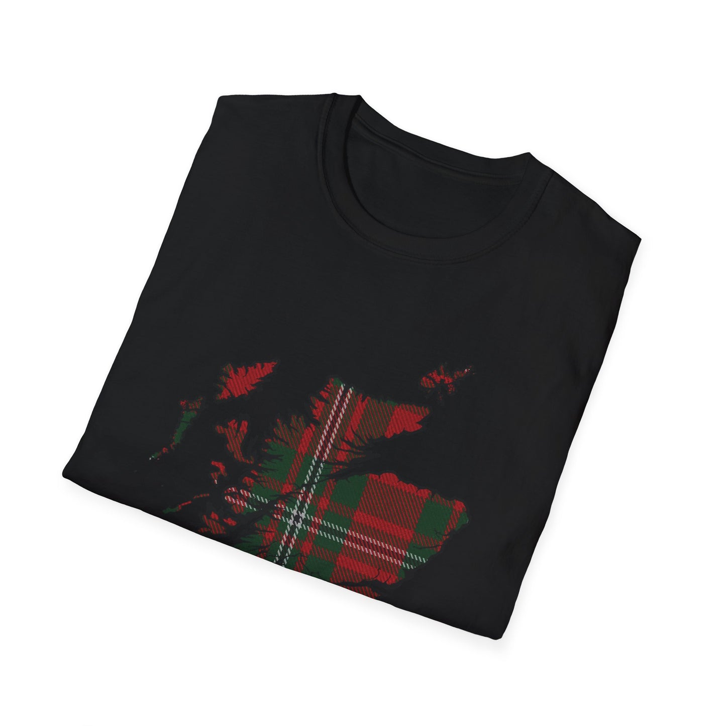 Tartan Ecosse Carte Softstyle T-Shirt Unisexe - MacGregor Tartan Tee