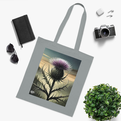 Scottish Nature Coloured Cotton Tote Bag