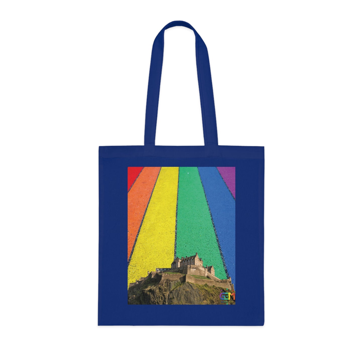 Edinburgh Castle Pride Road Sky Cotton Tote Bag