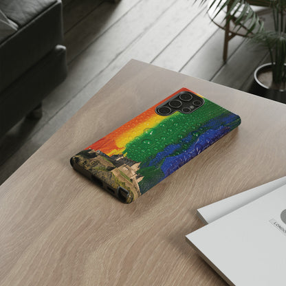 Edinburgh Castle Pride Phone Case - Rain, Various