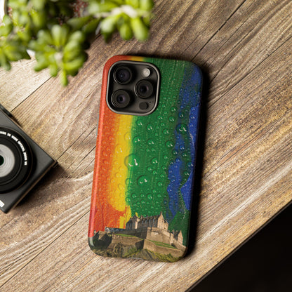 Edinburgh Castle Pride Phone Case - Rain, Various