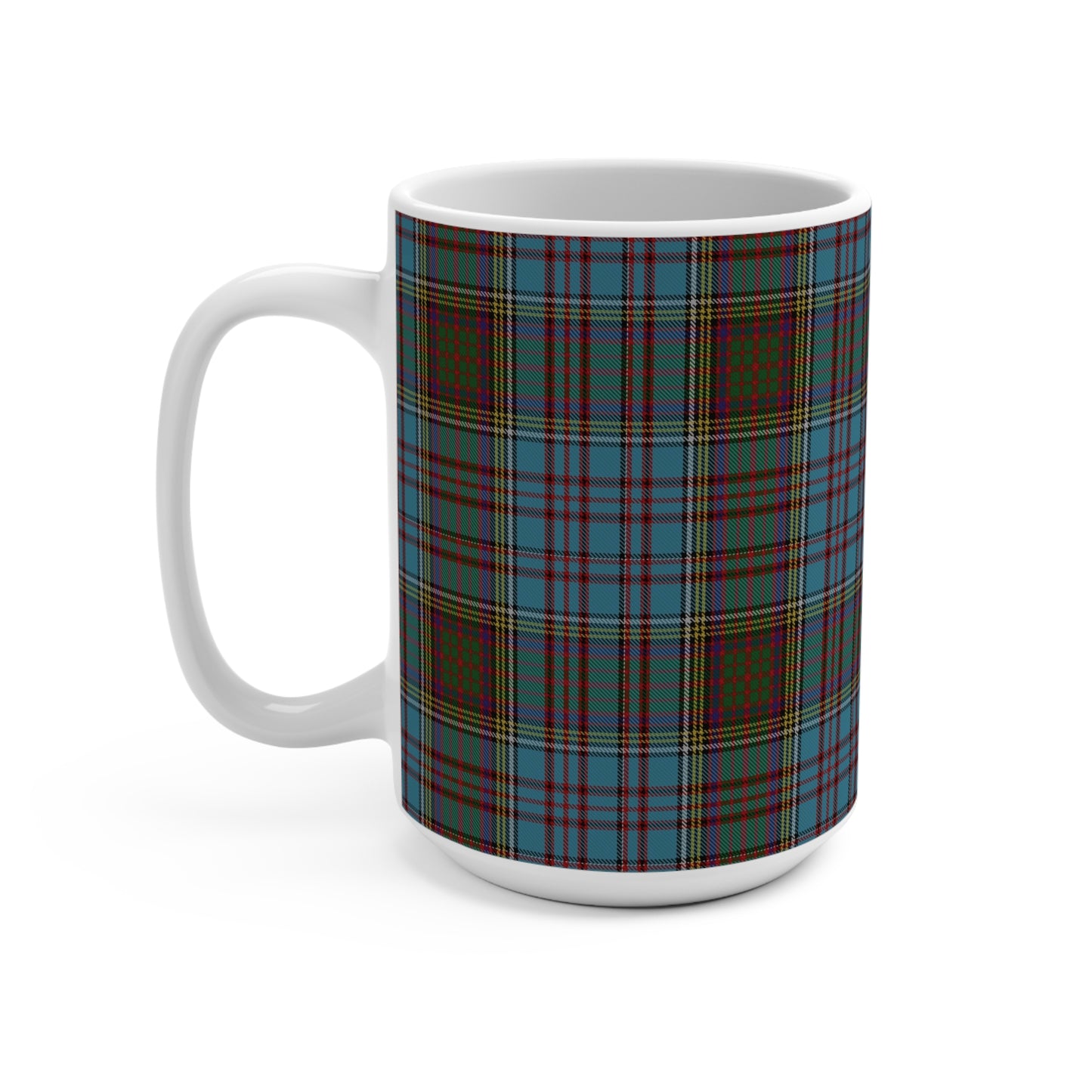 Scottish Tartan Mug 15oz, Anderson Tartan