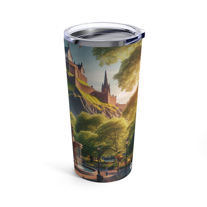 Scotland Edinburgh Castle with Ross Fountain Tumbler 20oz