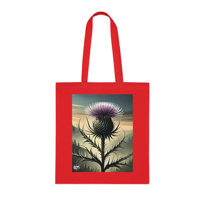 Scottish Nature Coloured Cotton Tote Bag