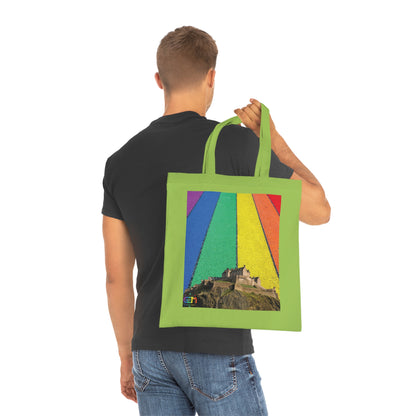 Edinburgh Castle Pride Road Sky Cotton Tote Bag