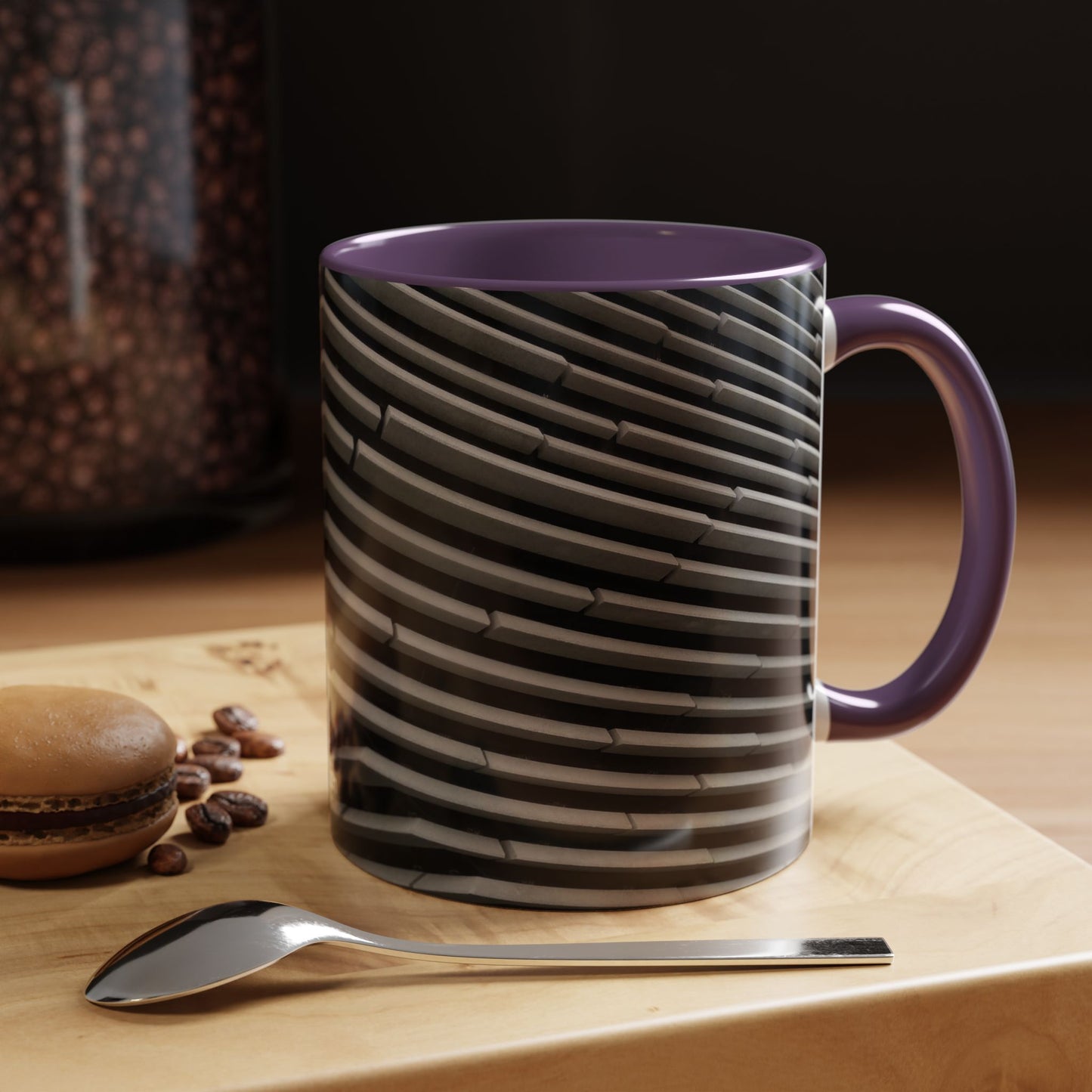 Tasses décoratives « Écosse en gros plan » - Scènes variées (violet)