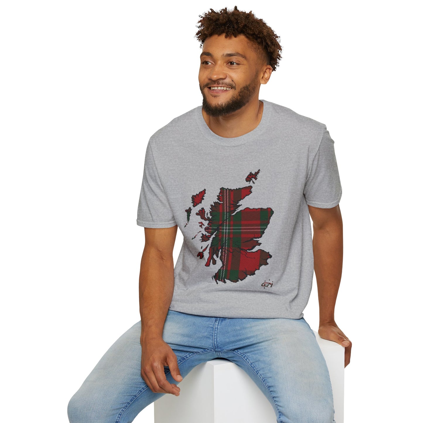 Tartan Ecosse Carte Softstyle T-Shirt Unisexe - MacGregor Tartan Tee