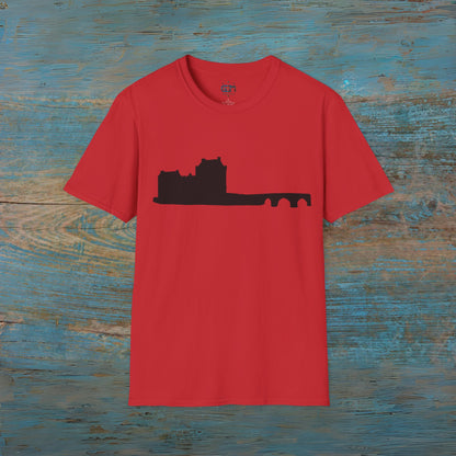 Eileen Donan Castle Silhouette Art Unisex T-Shirt