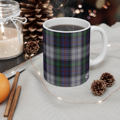 Scottish Tartan Mug 11oz, Argyle Dress Tartan