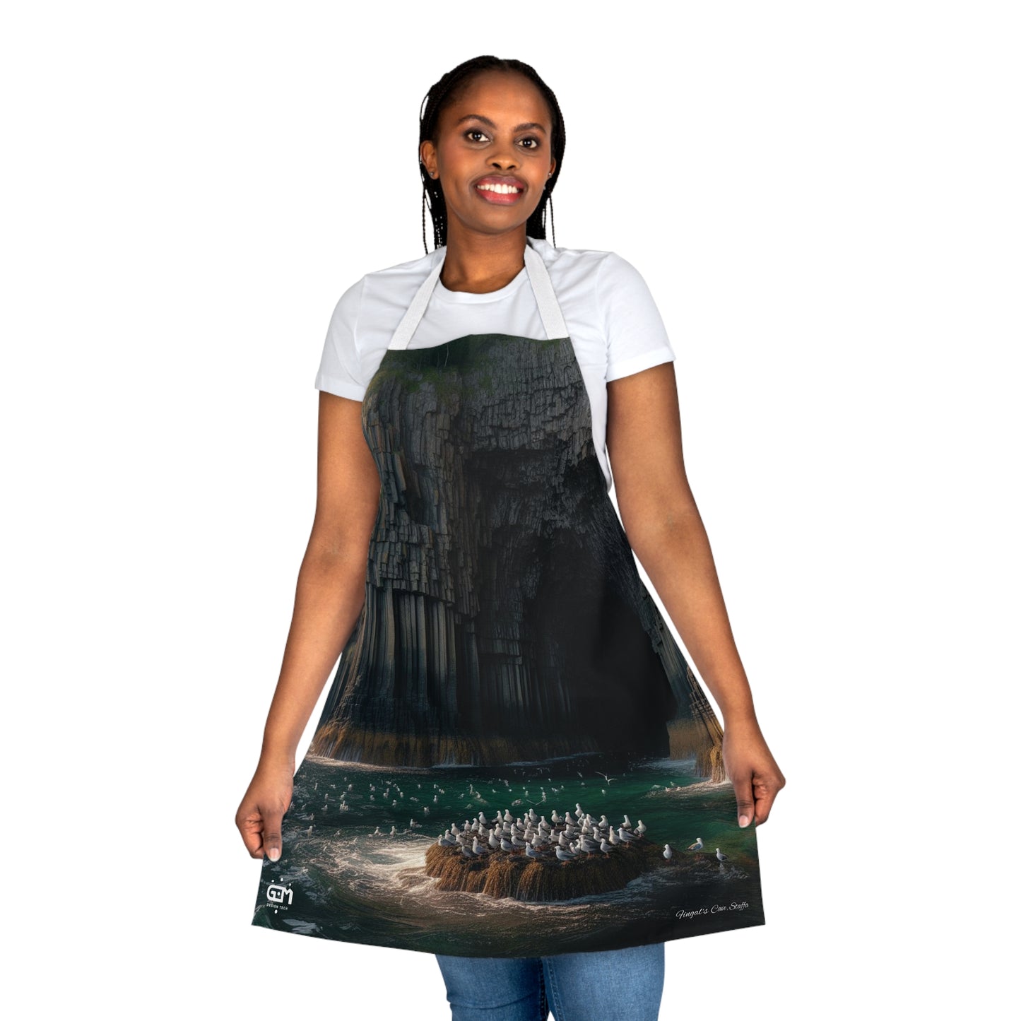 Fingal's Cave - Staffa Apron, Scottish Cooking Apparel, Chef Accessory