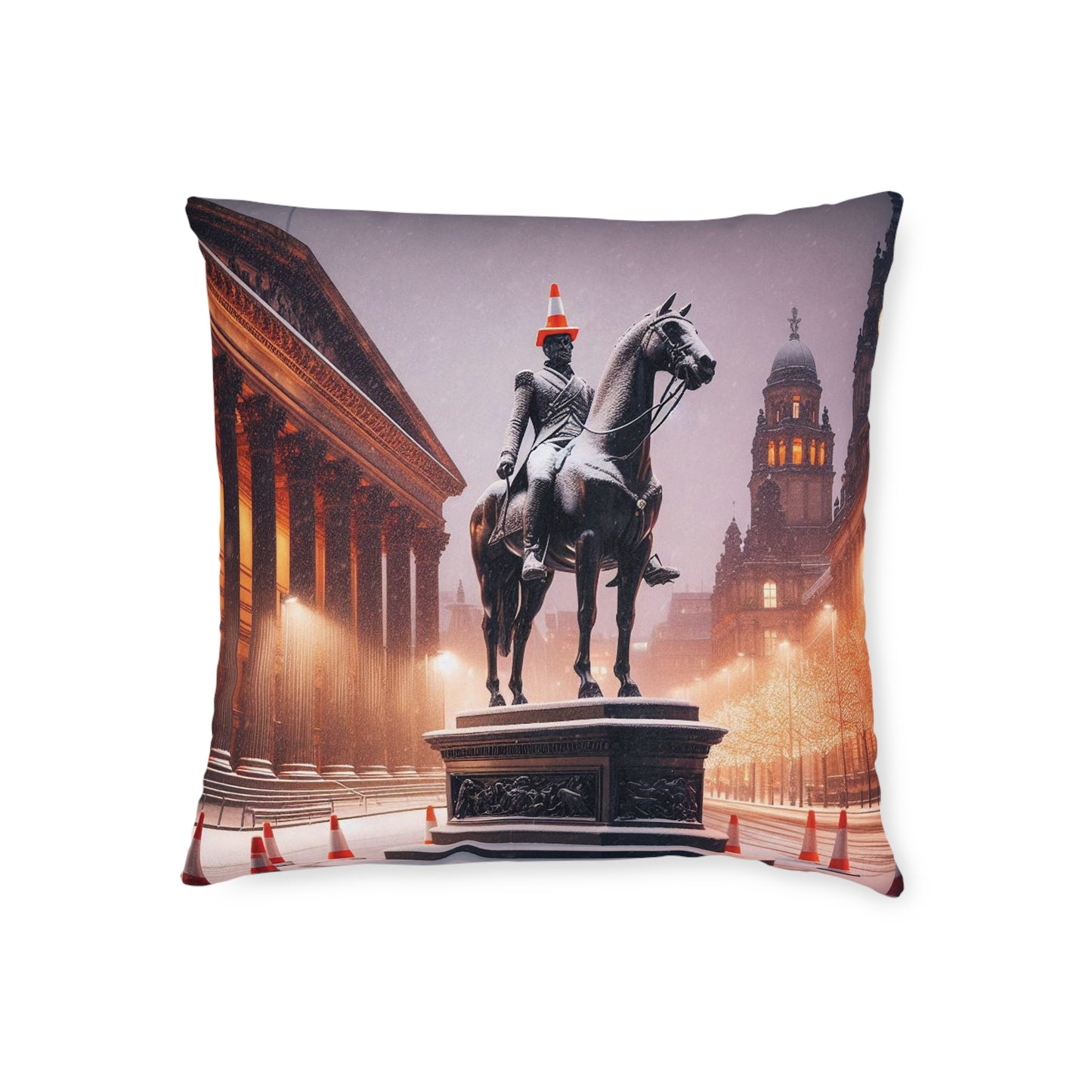 Glasgow Duke of Wellington Square Cushion, Various Sizes