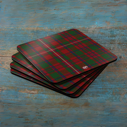 Scottish Tartan Cork Coaster Set (M/Mc/Mac)