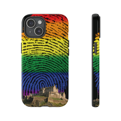 Edinburgh Castle Pride Phone Case - Fingerprint, Various