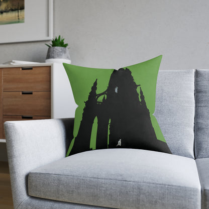 Coussins carrés Scotland Art Silhouette : différentes tailles