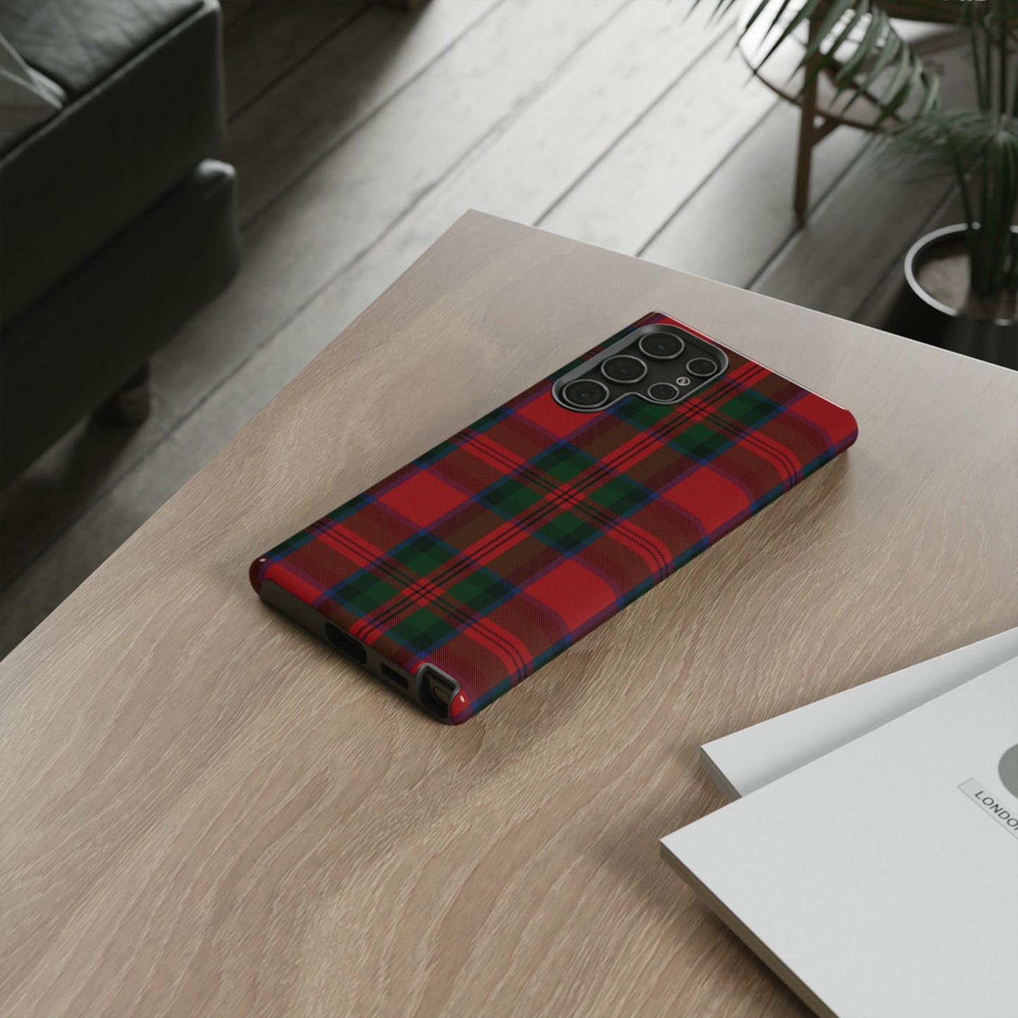 Étui de téléphone à motif tartan écossais - MacDuff, divers