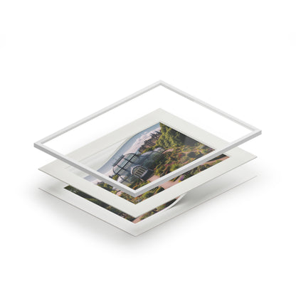 Glasgow's Botanic Gardens Fine Art Print, Scotland Art, Paper Frame, Various Sizes, Horizontal