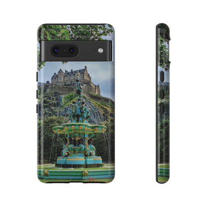 Ross Fountain & Edinburgh Castle Photo Phone Case, Scotland, Various