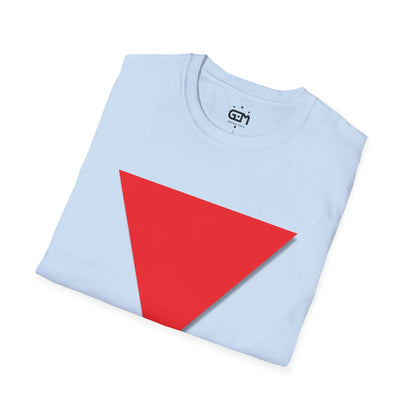 Red Triangle Softstyle Unisex T-Shirt, Various Colours