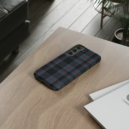 Étui de téléphone à motif tartan écossais - Mackay Blue, divers