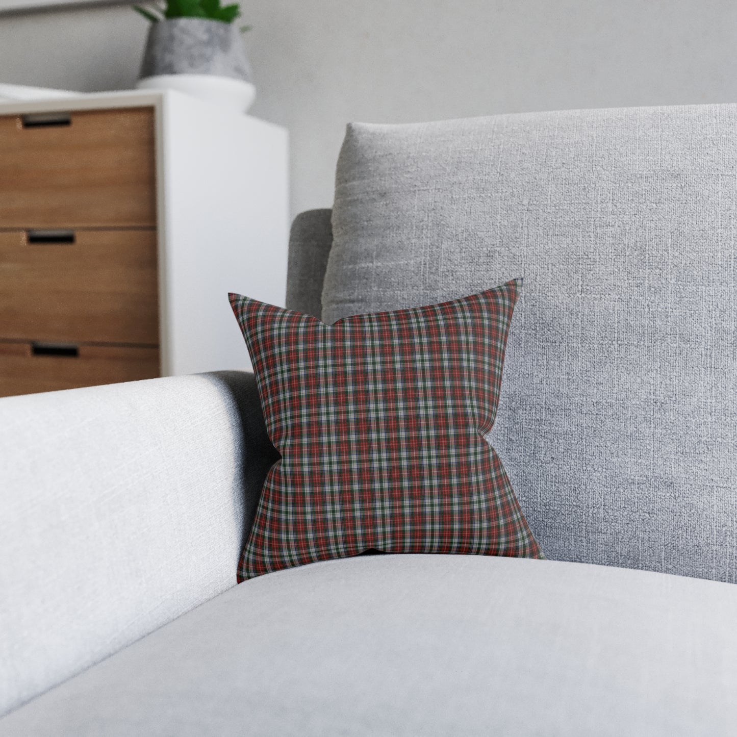 Reversible Square Cushion : Stewart Tartan, Various Sizes