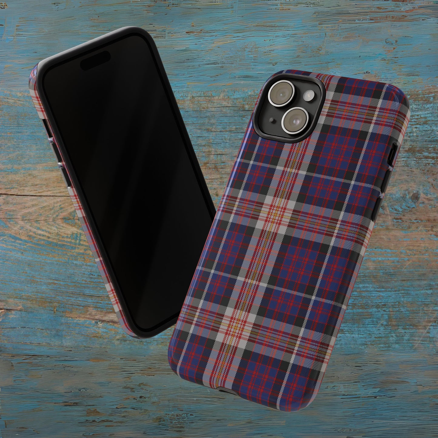 Coque de téléphone à motif tartan écossais - Carnegie, divers