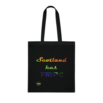 Scotland Pride Flag Clan Map Cotton Tote Bag