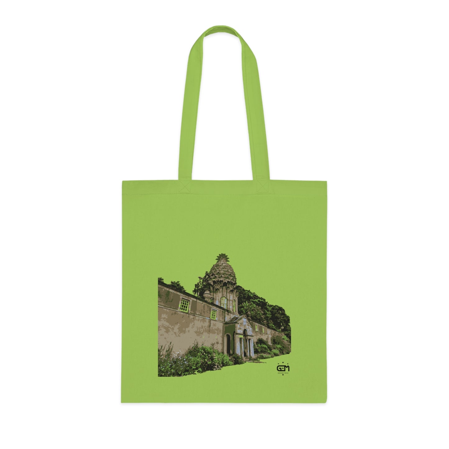 Dunmore Pineapple Art Cotton Tote Bag, Scotland