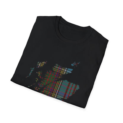 Tartan Ecosse Carte Softstyle T-Shirt Unisexe - Anderson Tartan Tee 