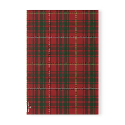 Scottish Tartan Softcover A5 Notebook - Bruce