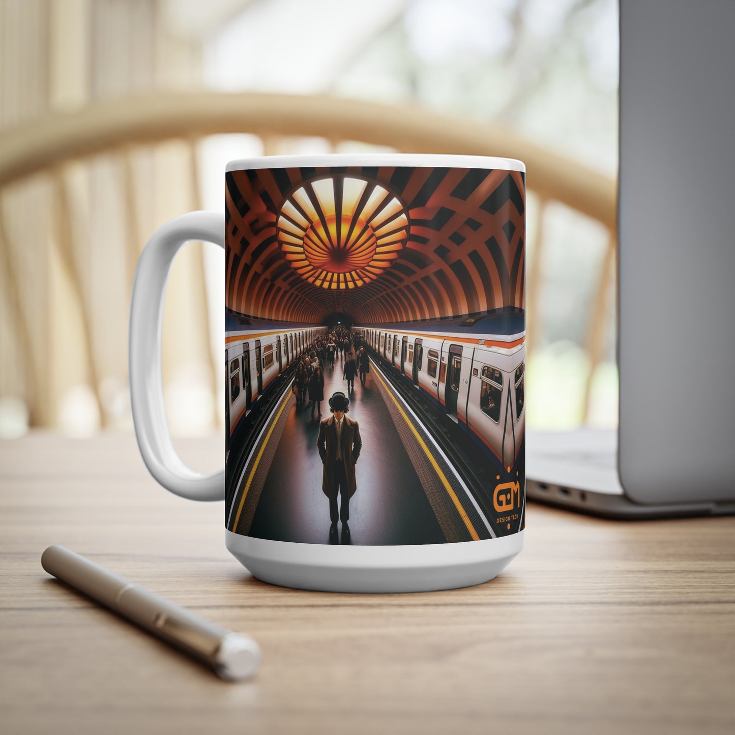 Glasgow's Clockwork Orange Subway, Coffee Cup, Tea Cup, Scotland, White